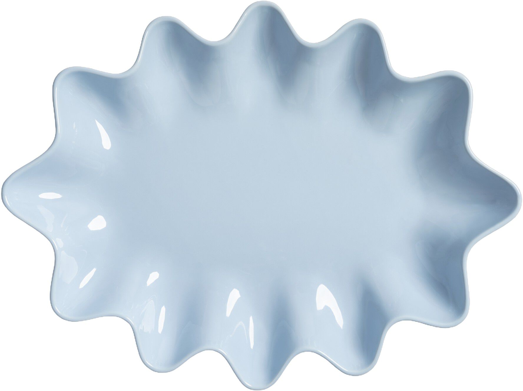 Bowl sun oval ice blue