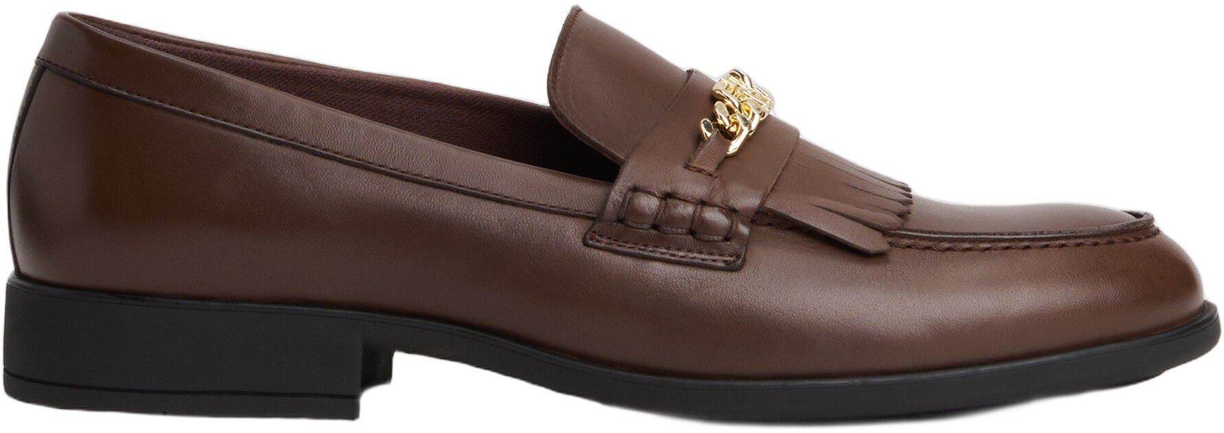 TH CHAIN FRINGE LEATHER LOAFER