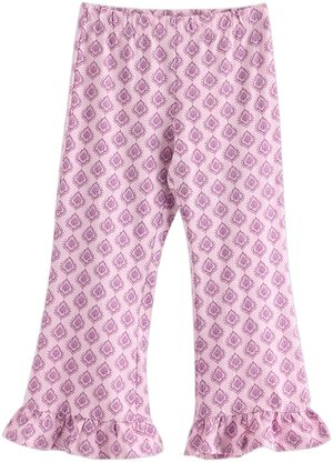 trousers flare frill medallion