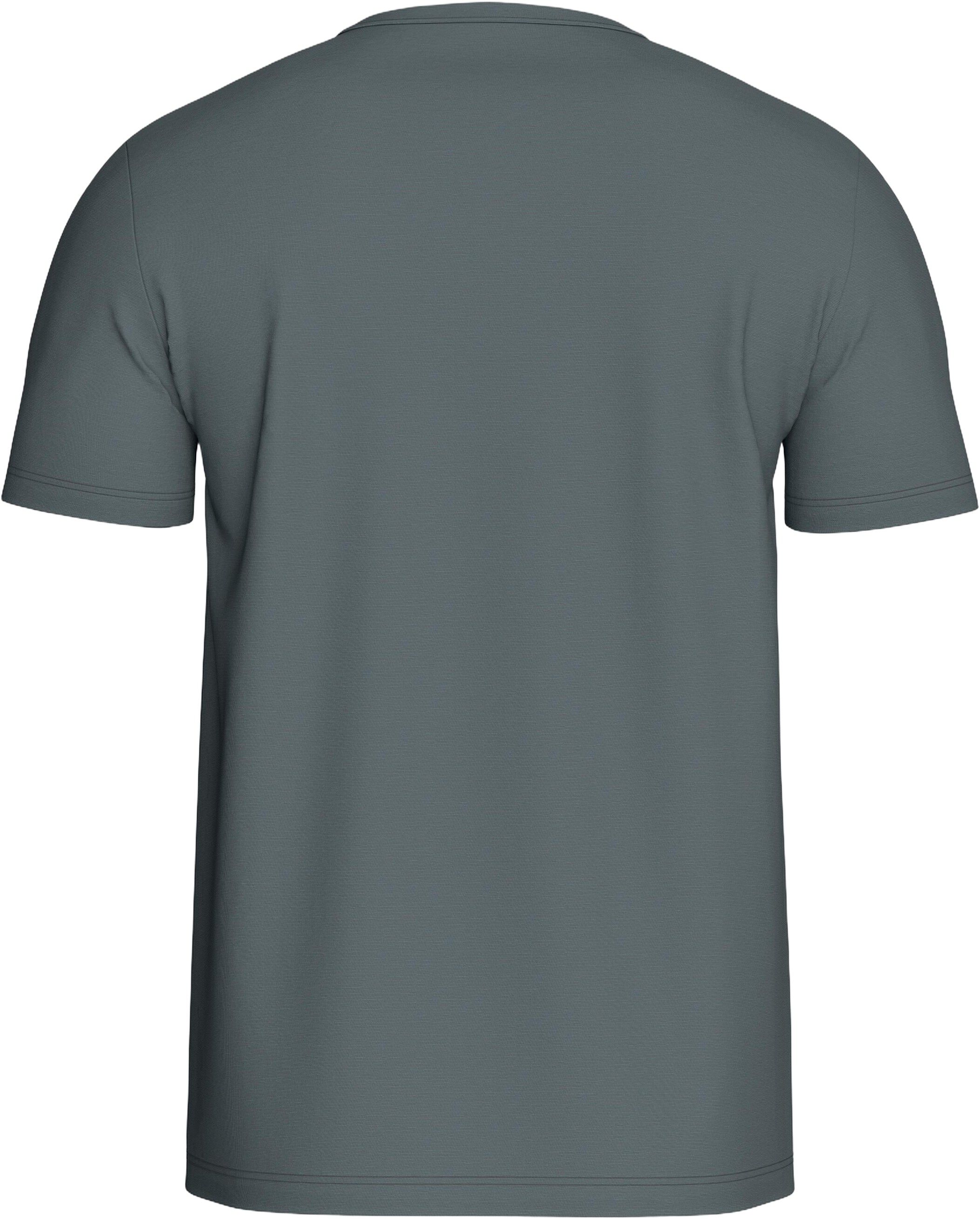 T-shirt med rund hals og korte &aelig;rmer