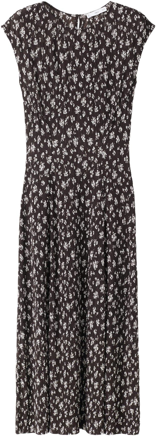 Floral-print midi-dress