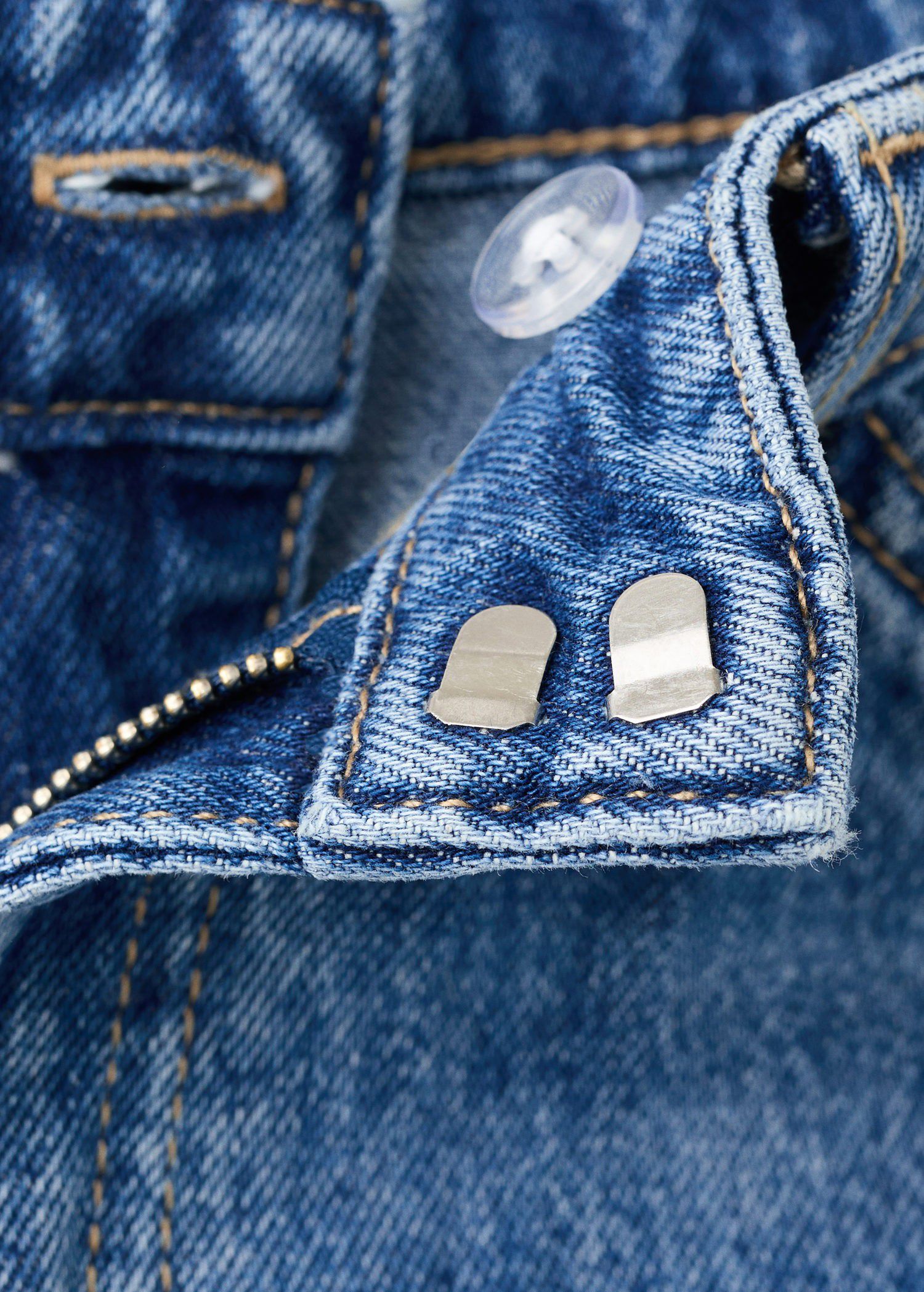 Mid-rise balloon jeans