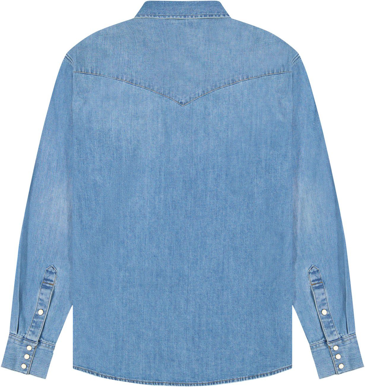 WESTERN SHIRT MID LIGHT WASH