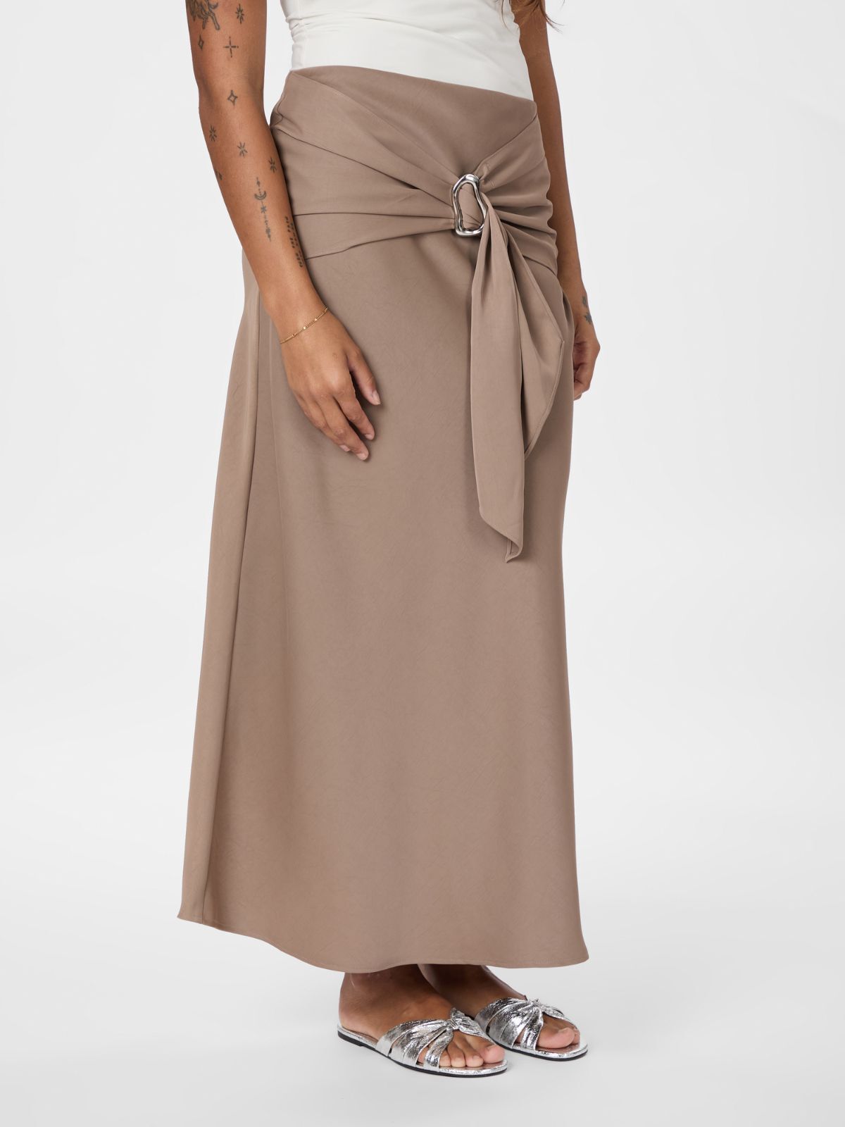 Kit Dull Sateen Skirt