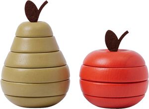 Stacking Apple and Pear - Set of 2 - Multi