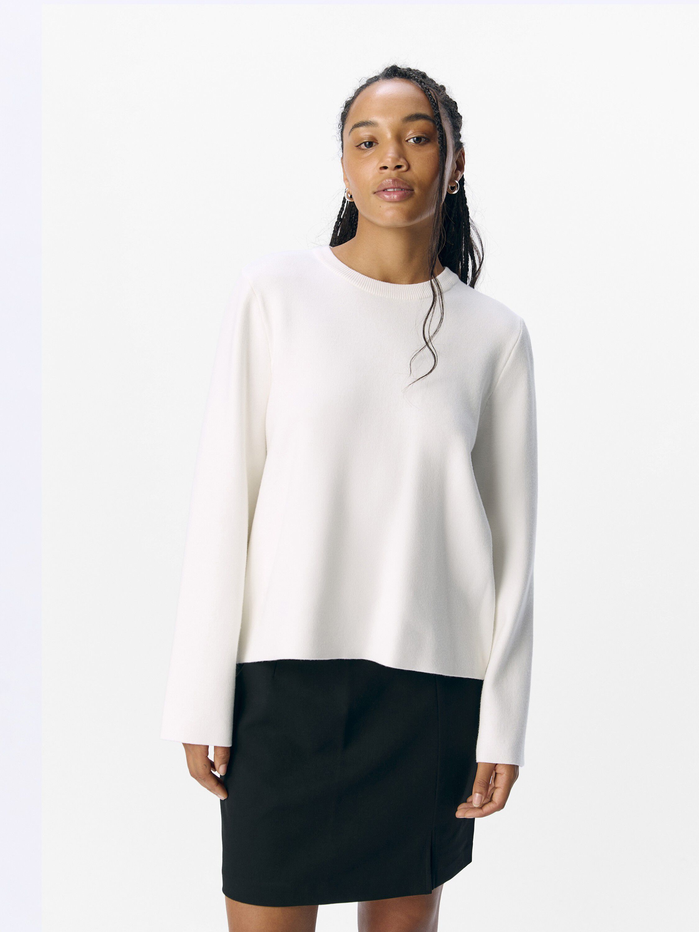 OBJREYNARD SQUARE SLEEVE O-NECK NOO