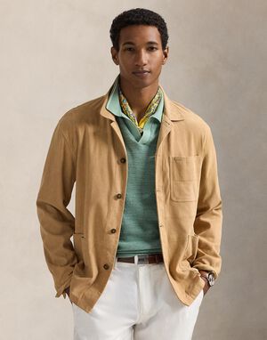 SPLIT GOAT SUEDE-CHORE JKT