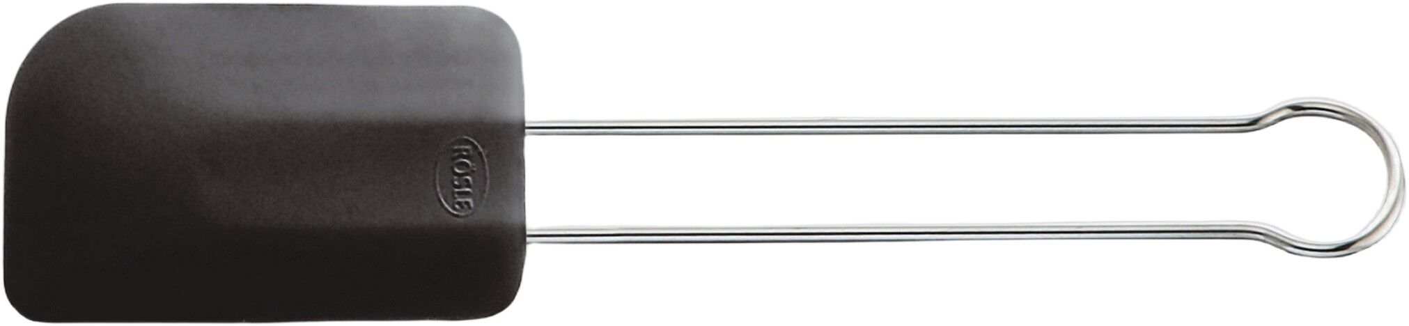 Spatel/dejskraber 32 x 7,5 cm St&aring;l/Sort