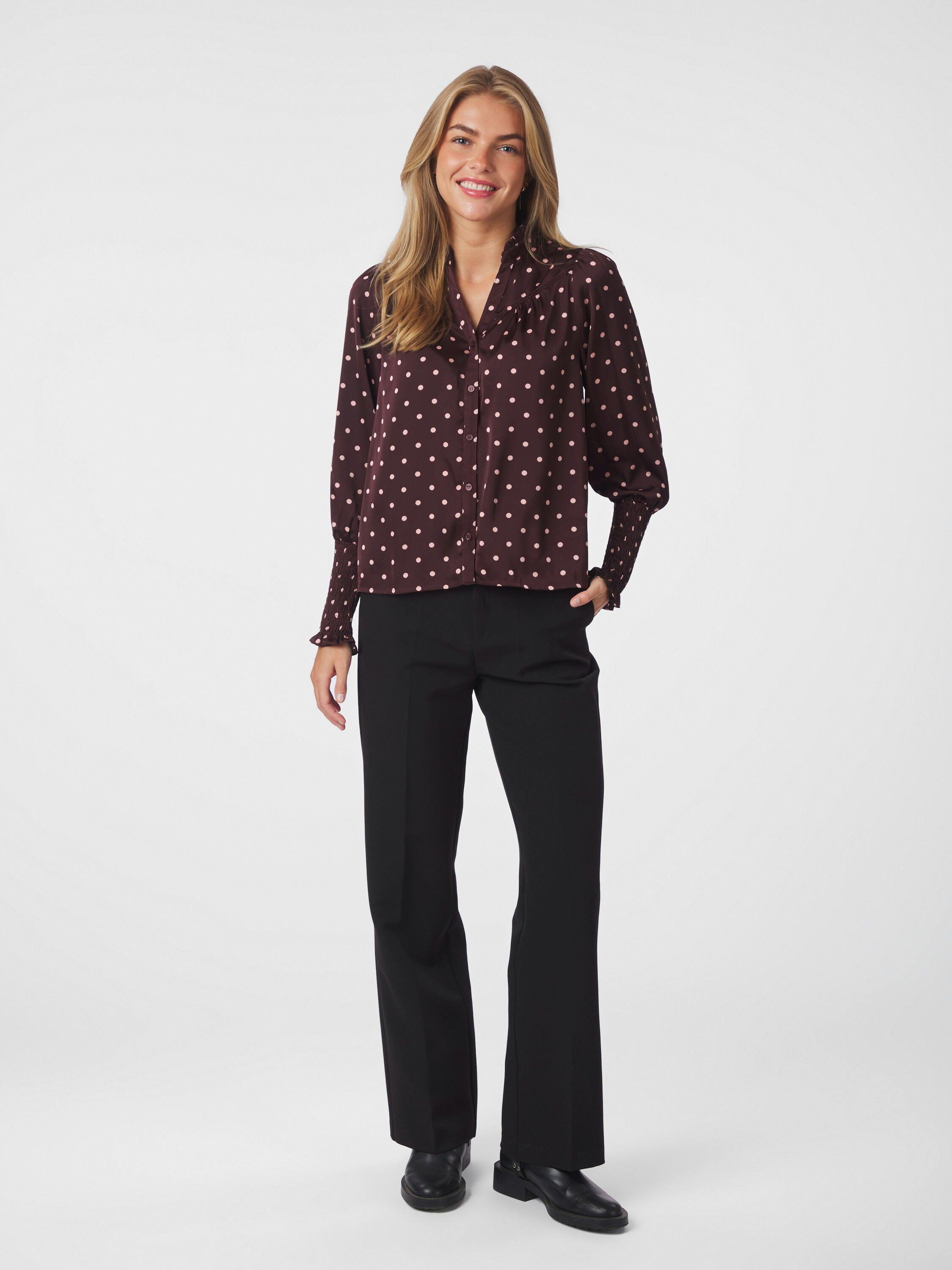 Camisa Dot Blouse
