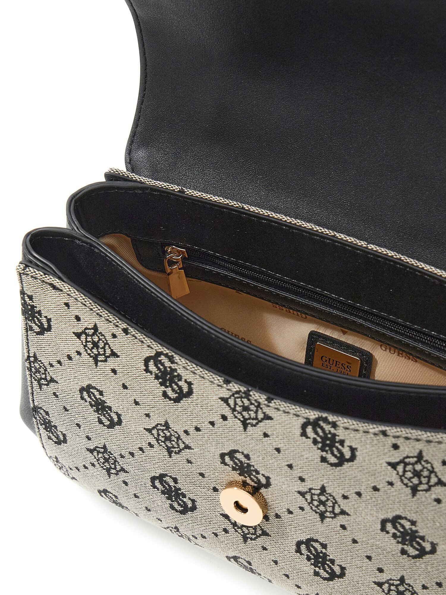 MELINDA LOGO TOP HANDLE FLAP