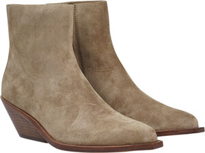 DULZURA - ANKLE SUEDE BOOTS WITH ZIPPER