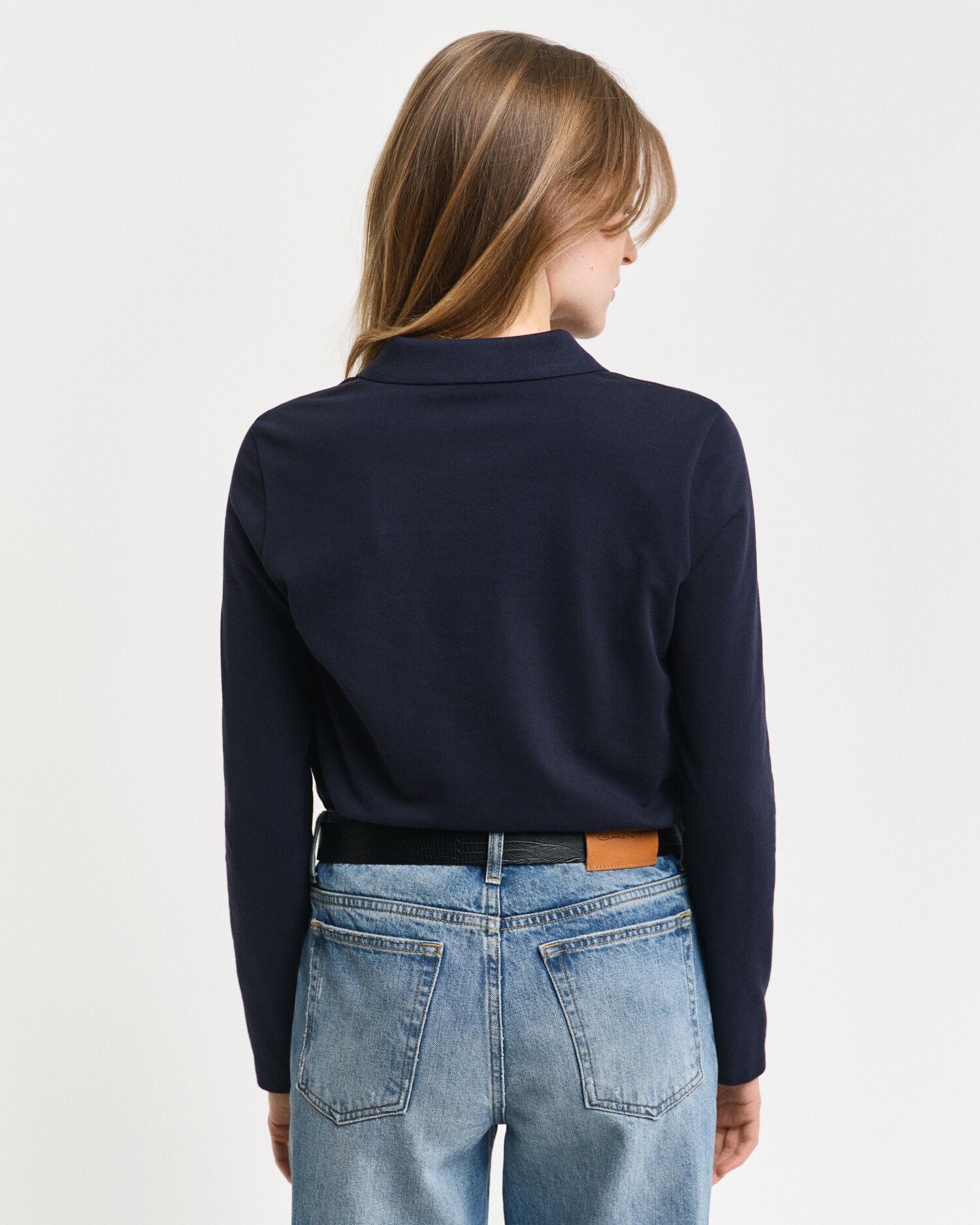 SLIM SHIELD LS PIQUE POLO