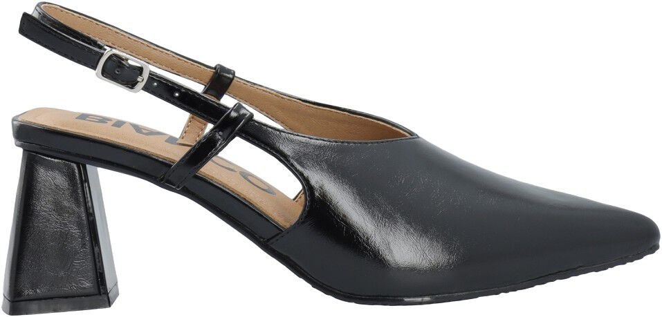BIAMARALYN High Vamp Slingback Faux Leather