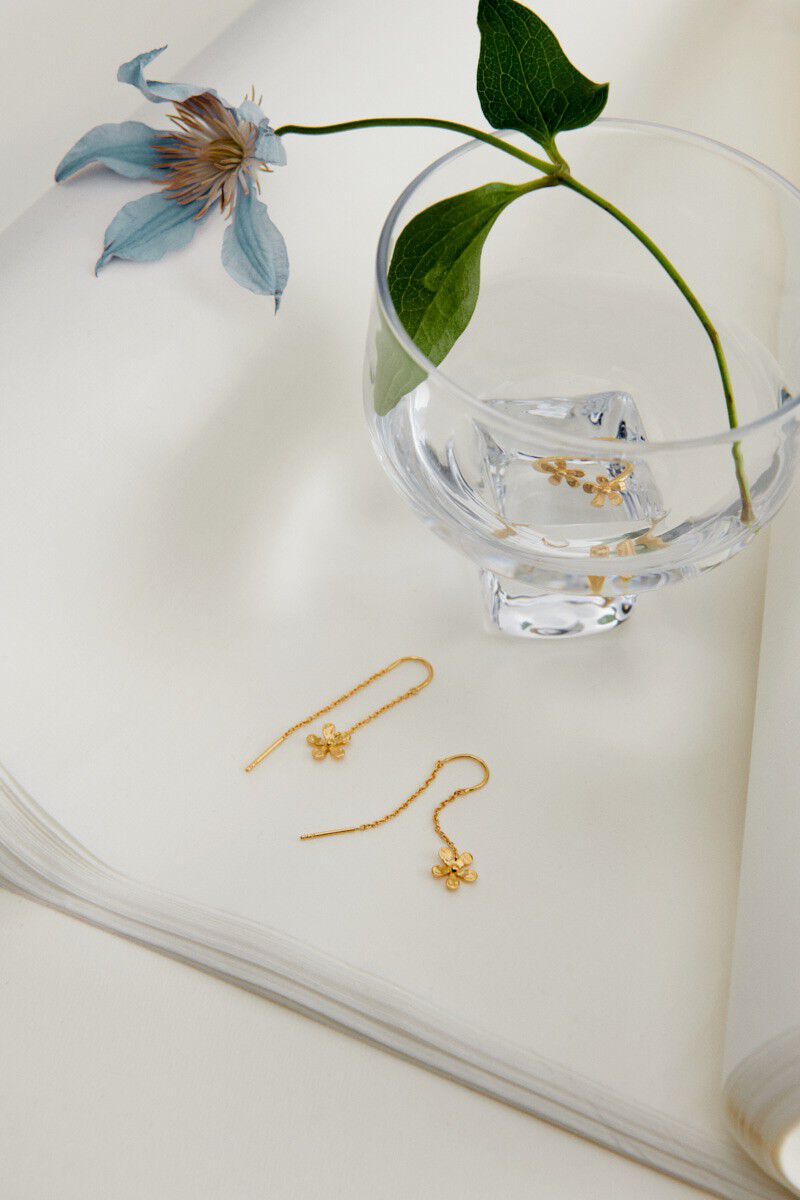 Wild Poppy Earchains