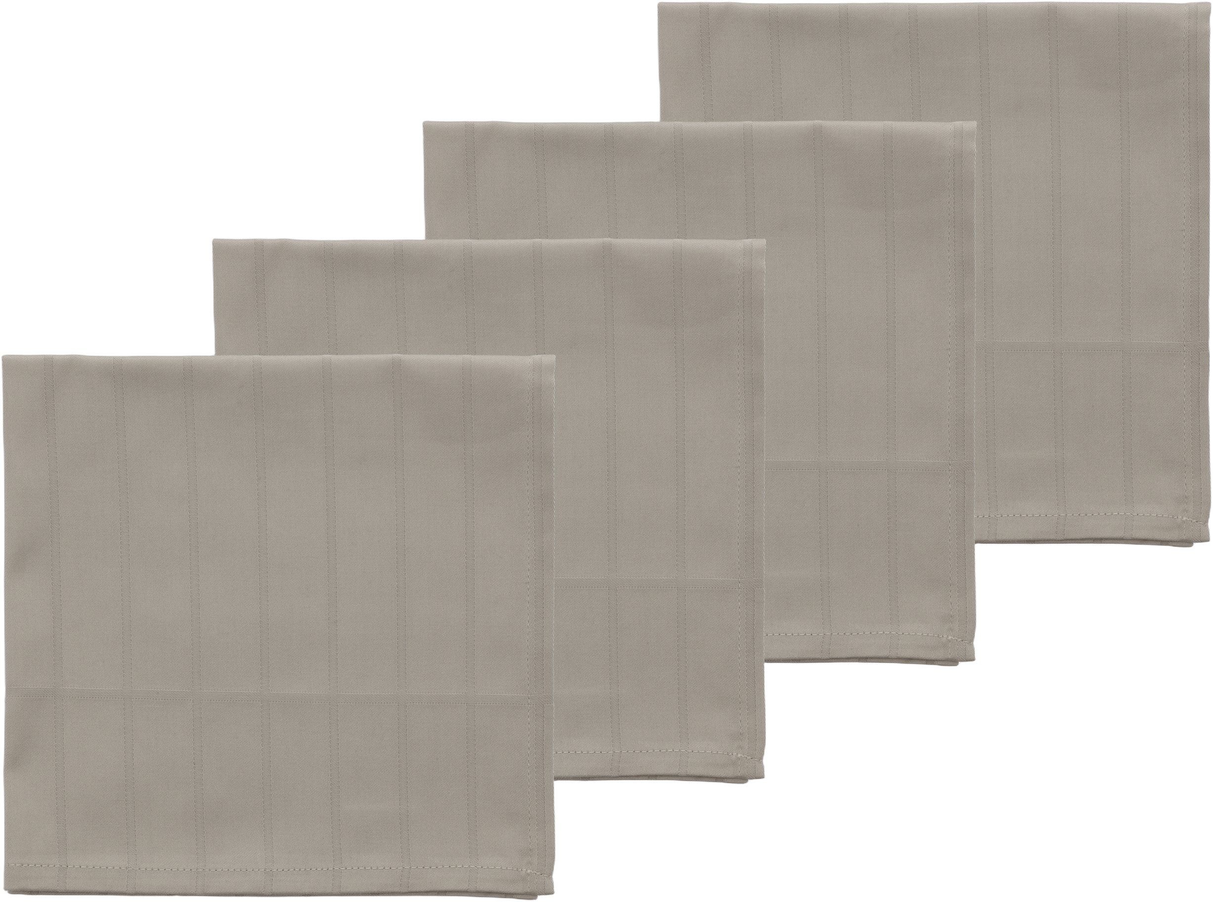 Stofservietter 45x45 EssenceSuite One 4 stk. Optisk hvid
