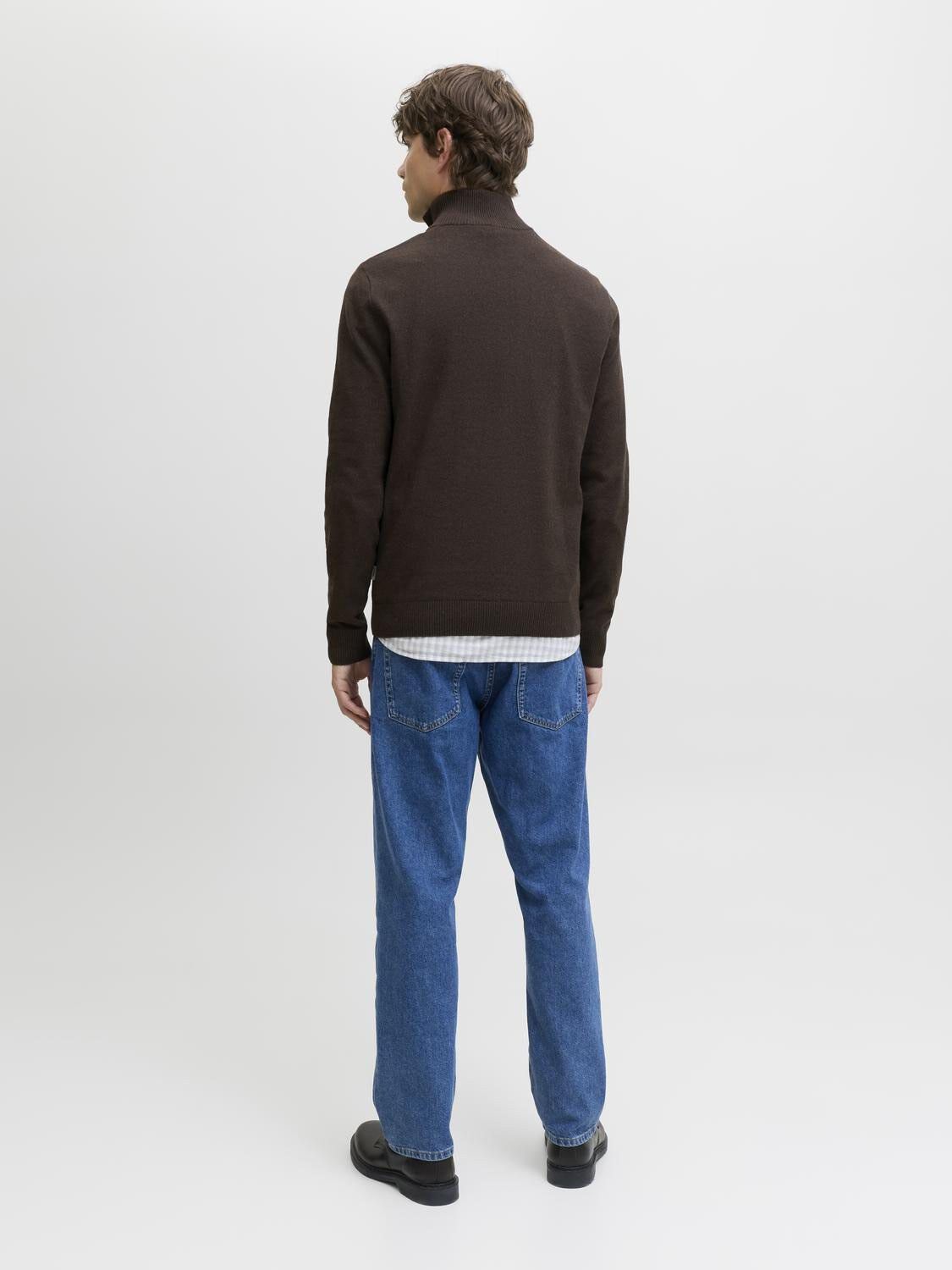 JREBCALLUM KNIT HALF ZIP SN