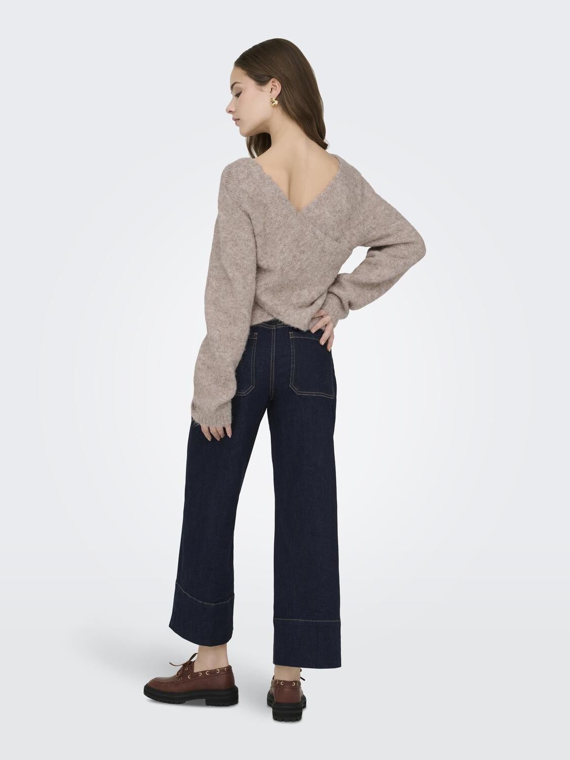 ONLZAGGIE LIFE LS V-NECK REVERSIB E