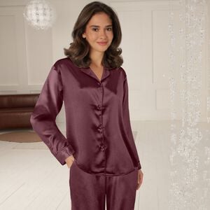 Satin Long Sleeve Pyjamas