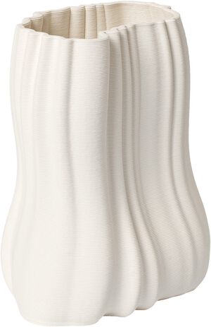 Moire Vase - H20 - Off-white