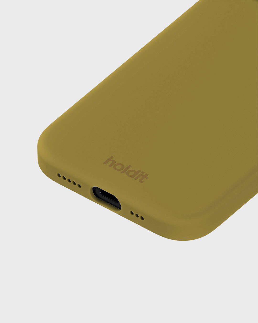 Silicone Case iPhone 14/13 Warm Olive