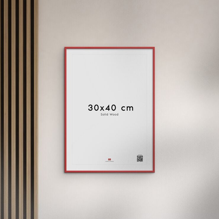 Poster&Frame - Red wood 50x70cm