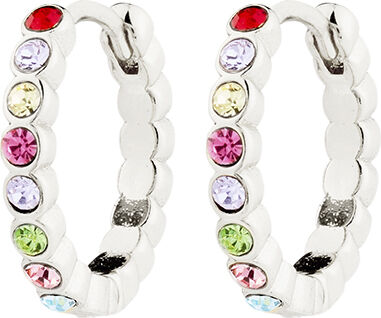 KLEOPRATRA hoop &oslash;reringe s&oslash;lvbelagt