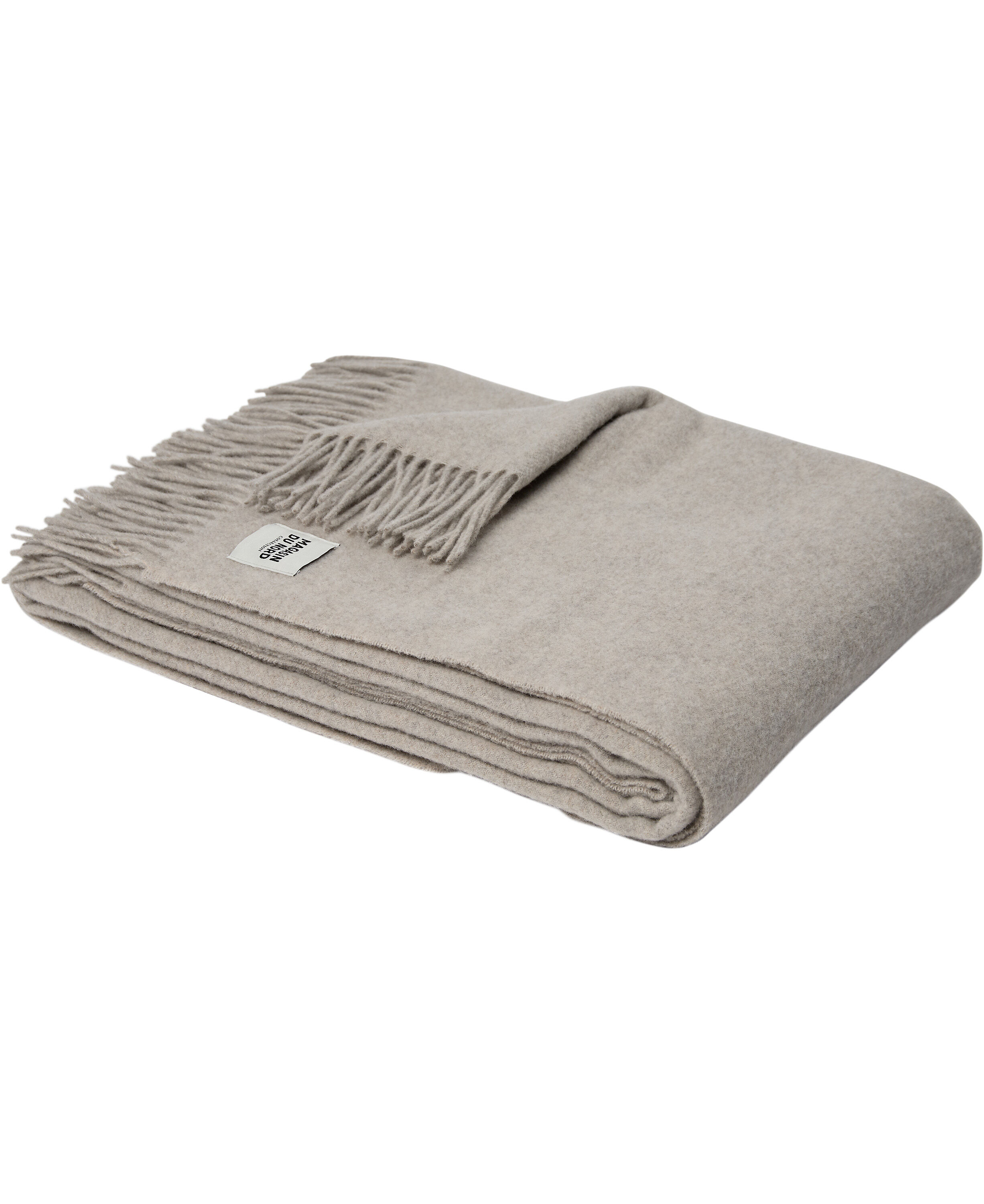 Plaid 140x200cm lys gr&aring; lontra