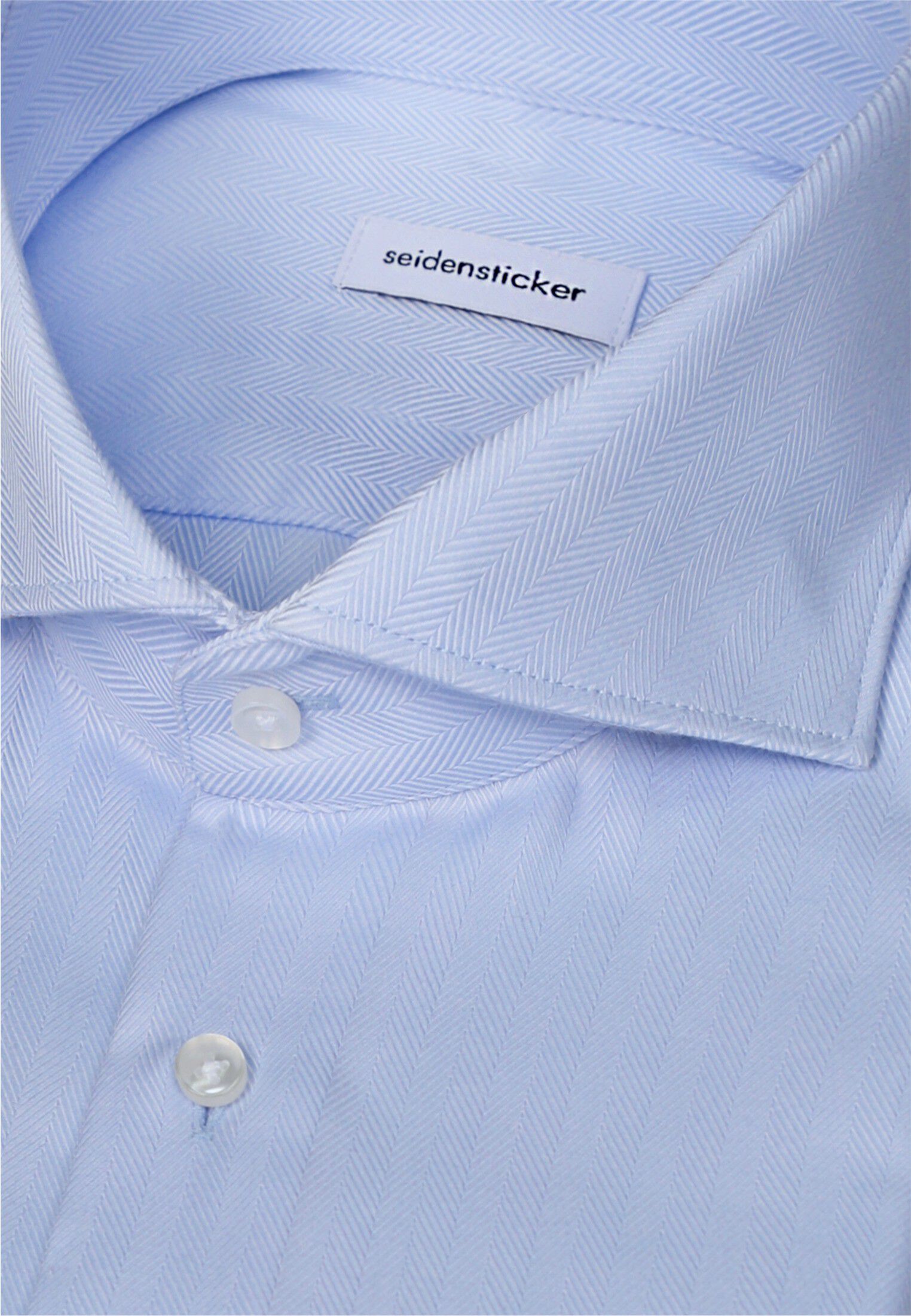 Business shirt Slim 1/1 Shark Collar Herringbone