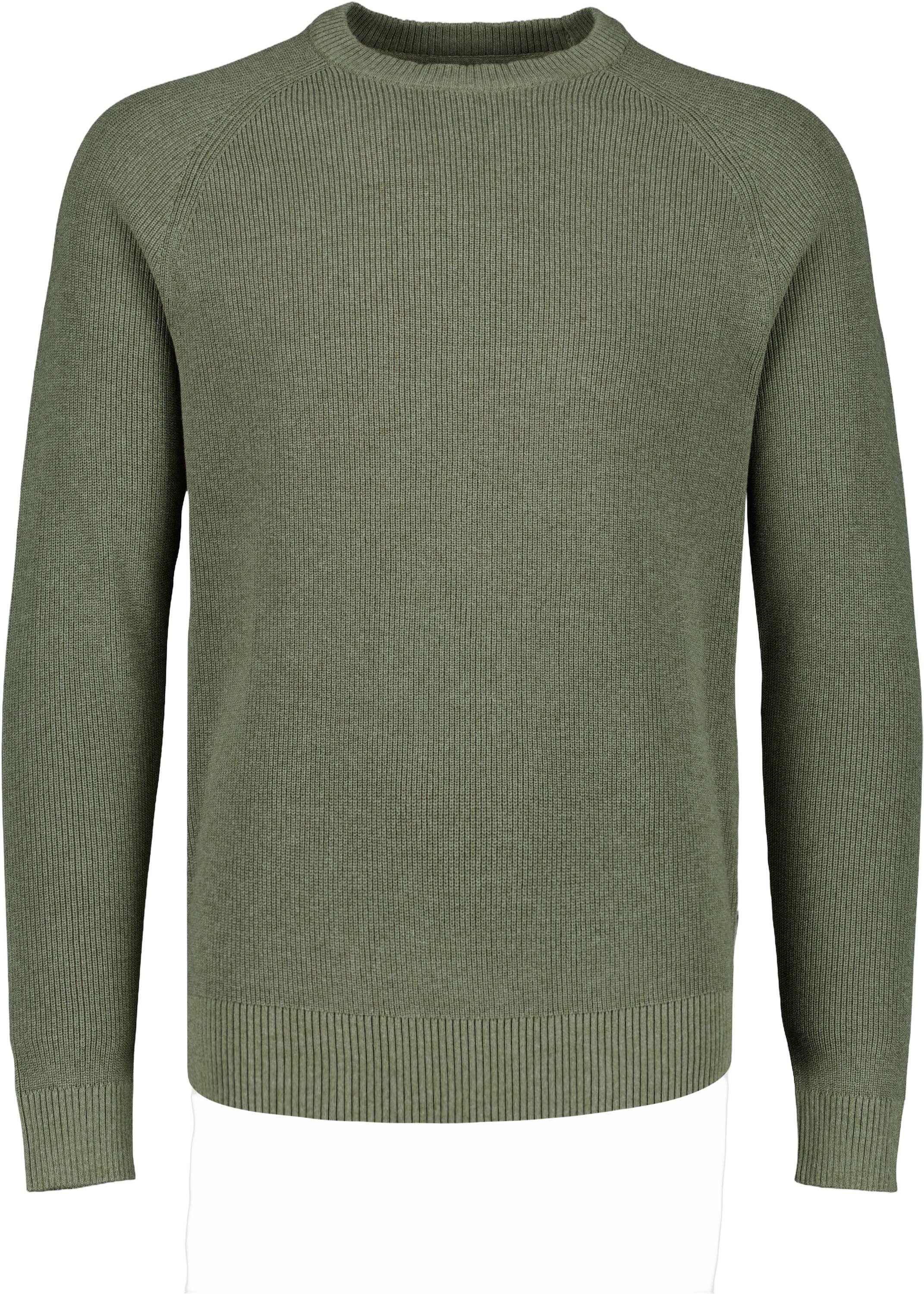 Ribbed L/S o-neck knit