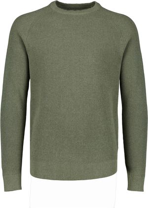 Ribbed L/S o-neck knit