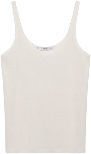 Strappy linen top
