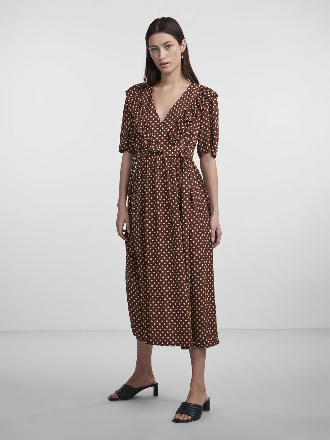 YASDOTTI 2/4 MIDI DRESS S.