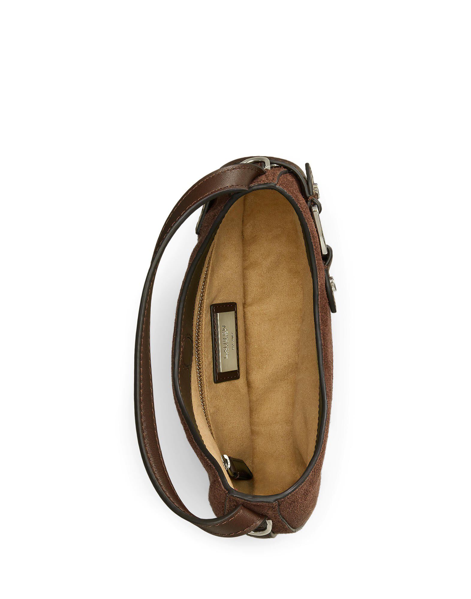 Suede Small Tasha Crossbody Bag