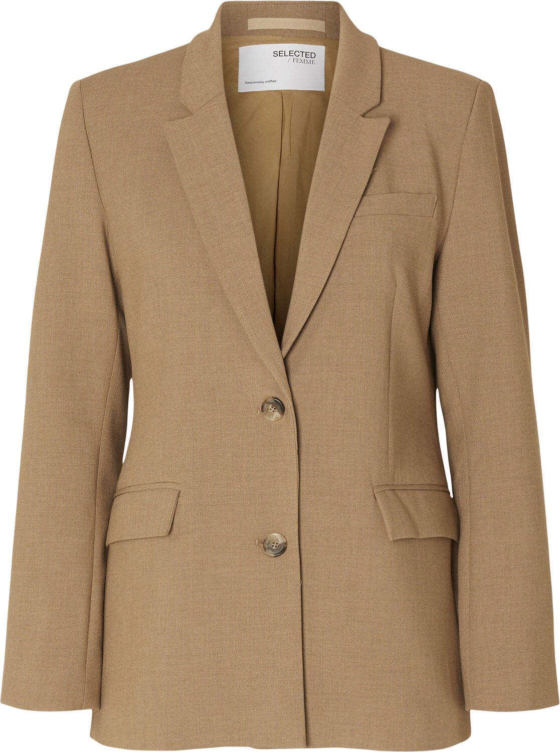SLFRITA LS CLASSIC BLAZER CAMEL MEL