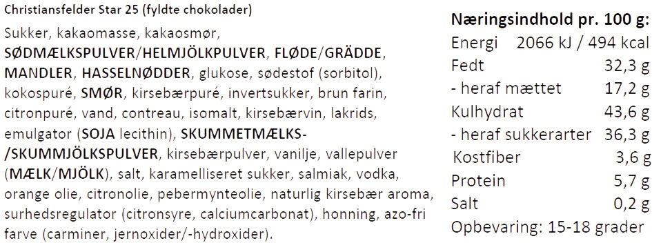 CHRISTIANSFELDER STAR 25