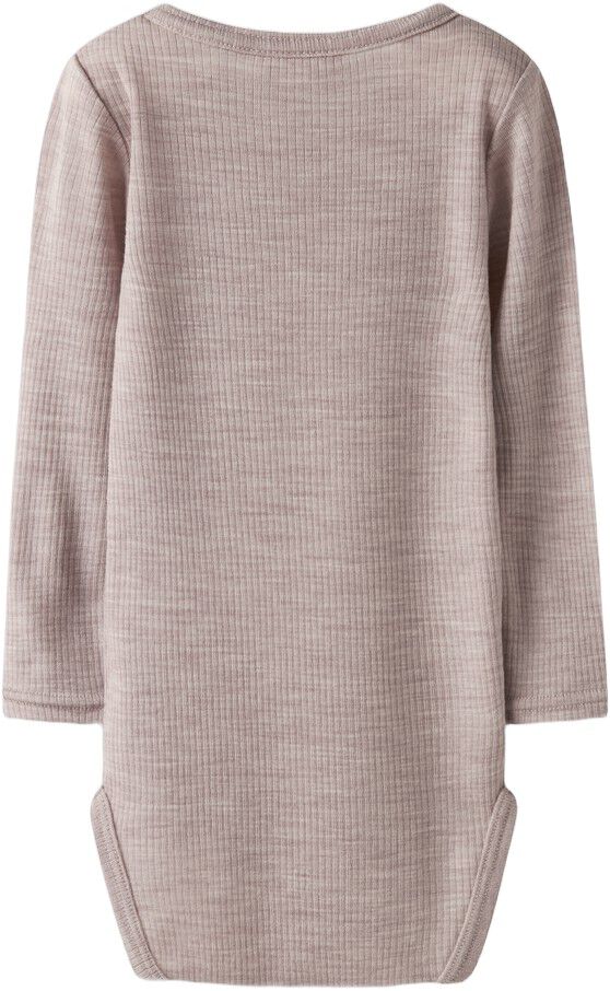 NBNWAX WOOL RIB LS BODY NOOS