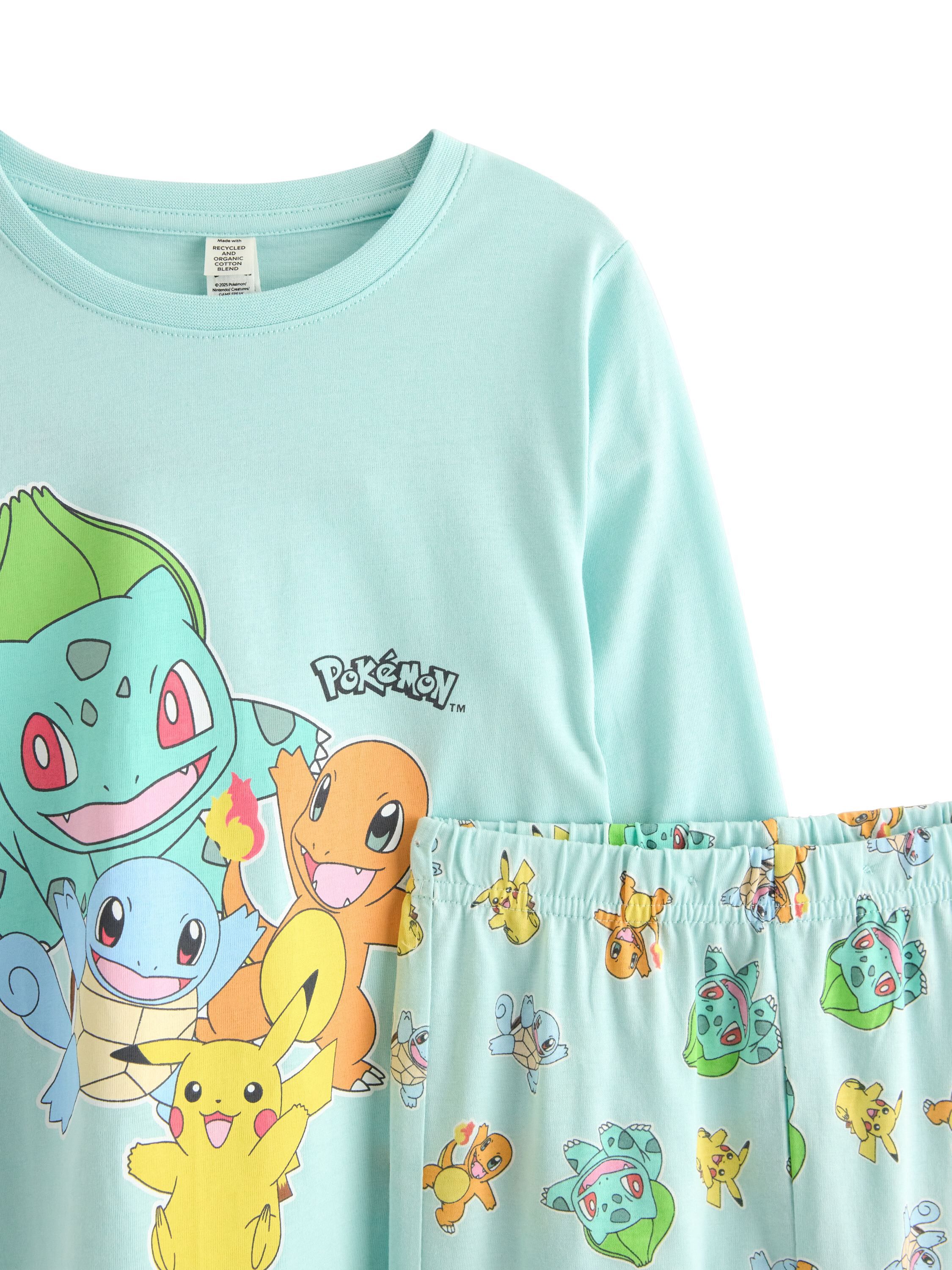 Pyjama set in soft cotton with a lo