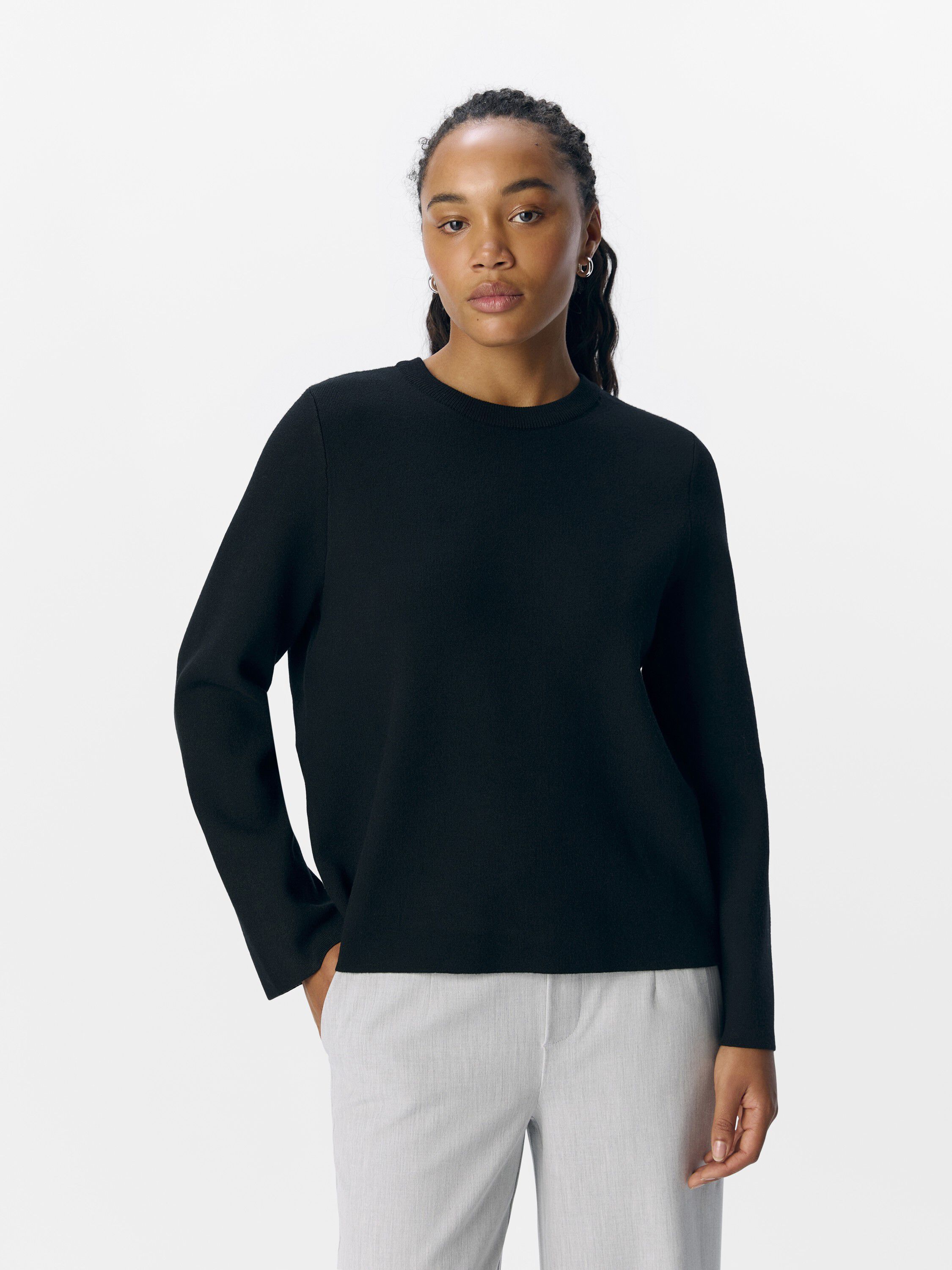 OBJREYNARD SQUARE SLEEVE O-NECK NOO