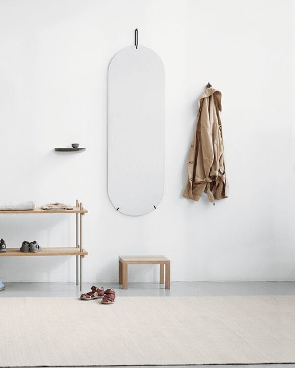 Half Moon Shelf: Black: Small