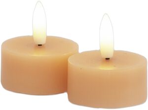 Sille Fyrfadslys 2 stk. sæt, Ø4,5XH2,2cm