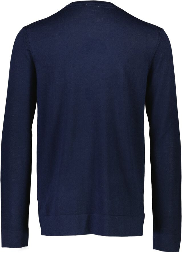 Merino strik med rund hals