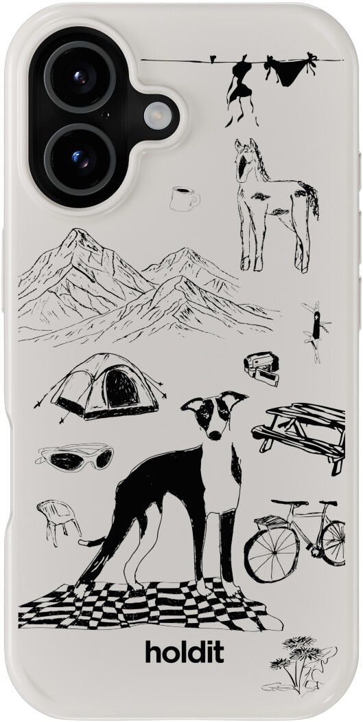 Graphic Print Case MagSafe iPhone 17 Wool Gray