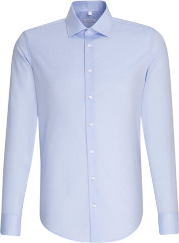 Business Shirt Slim Long sleeve Kent-Collar Uni