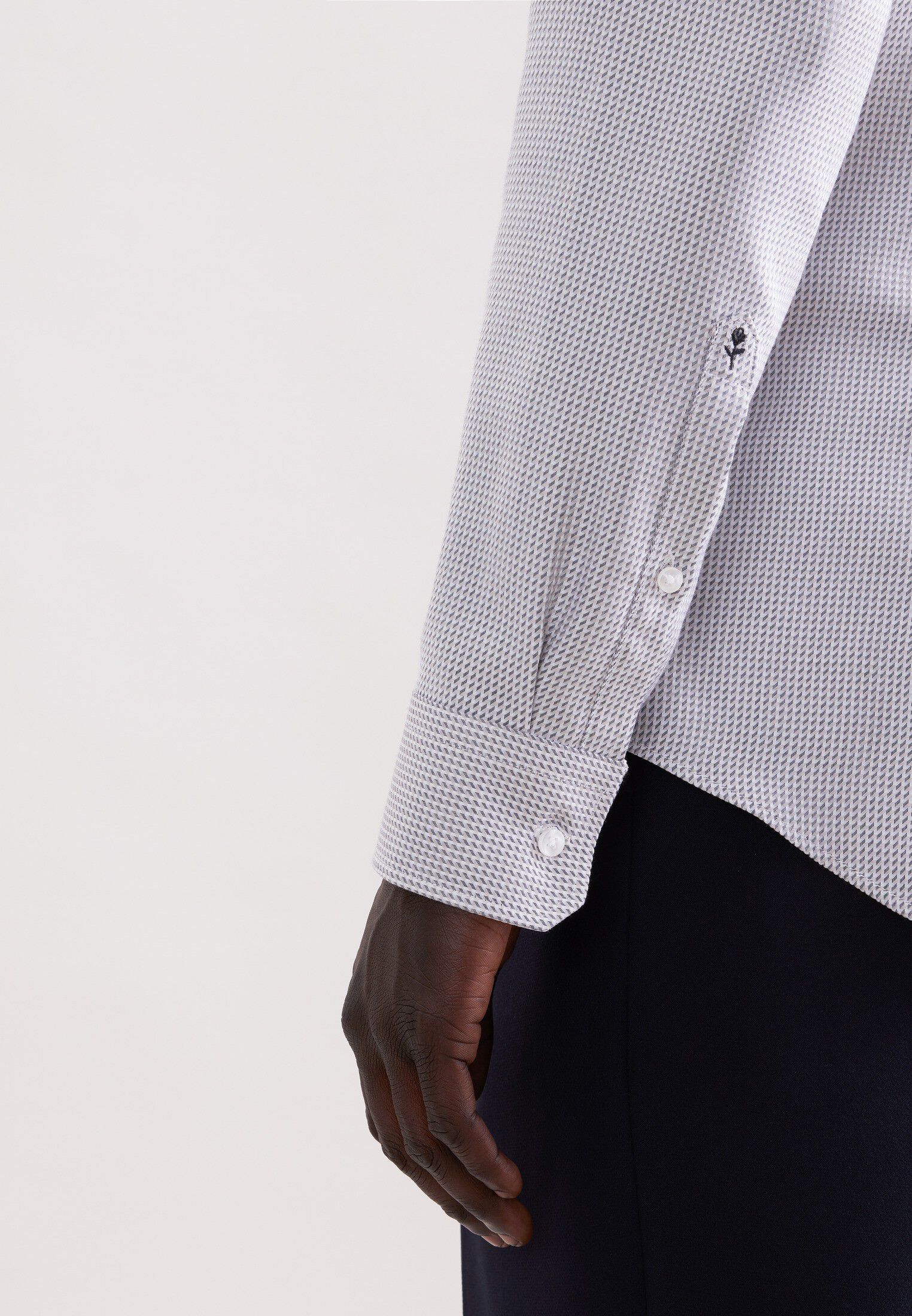 Business shirt Slim 1/1 Kent-Collar Structure