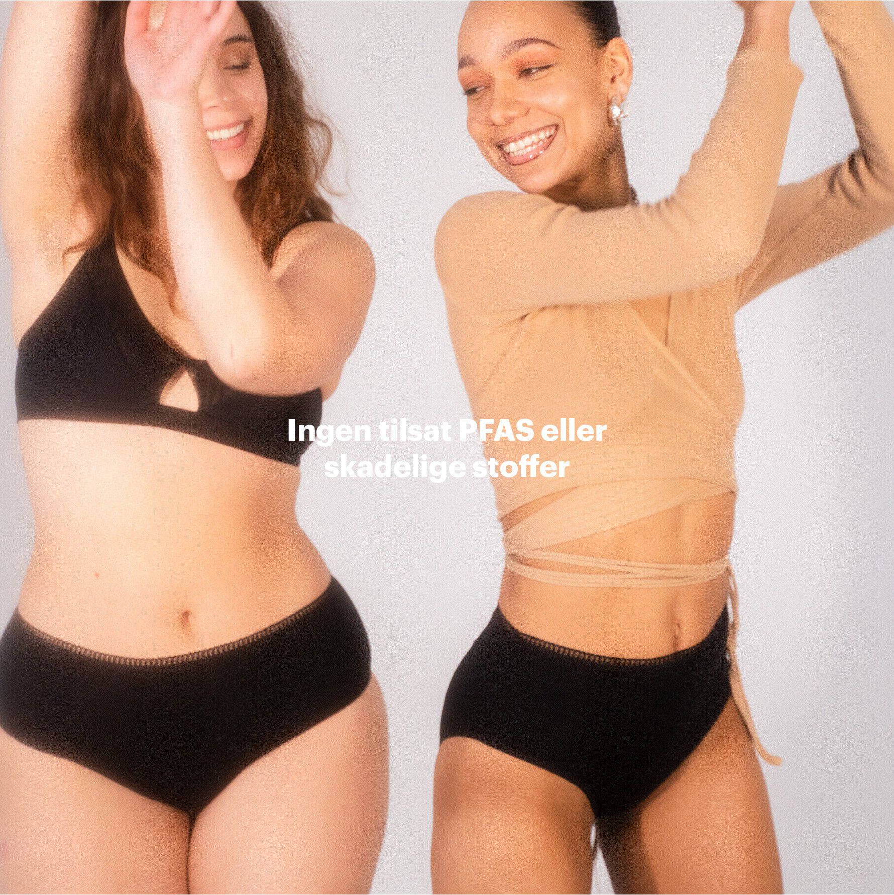 Menstruationstrusser High Waist - Let/Moderat