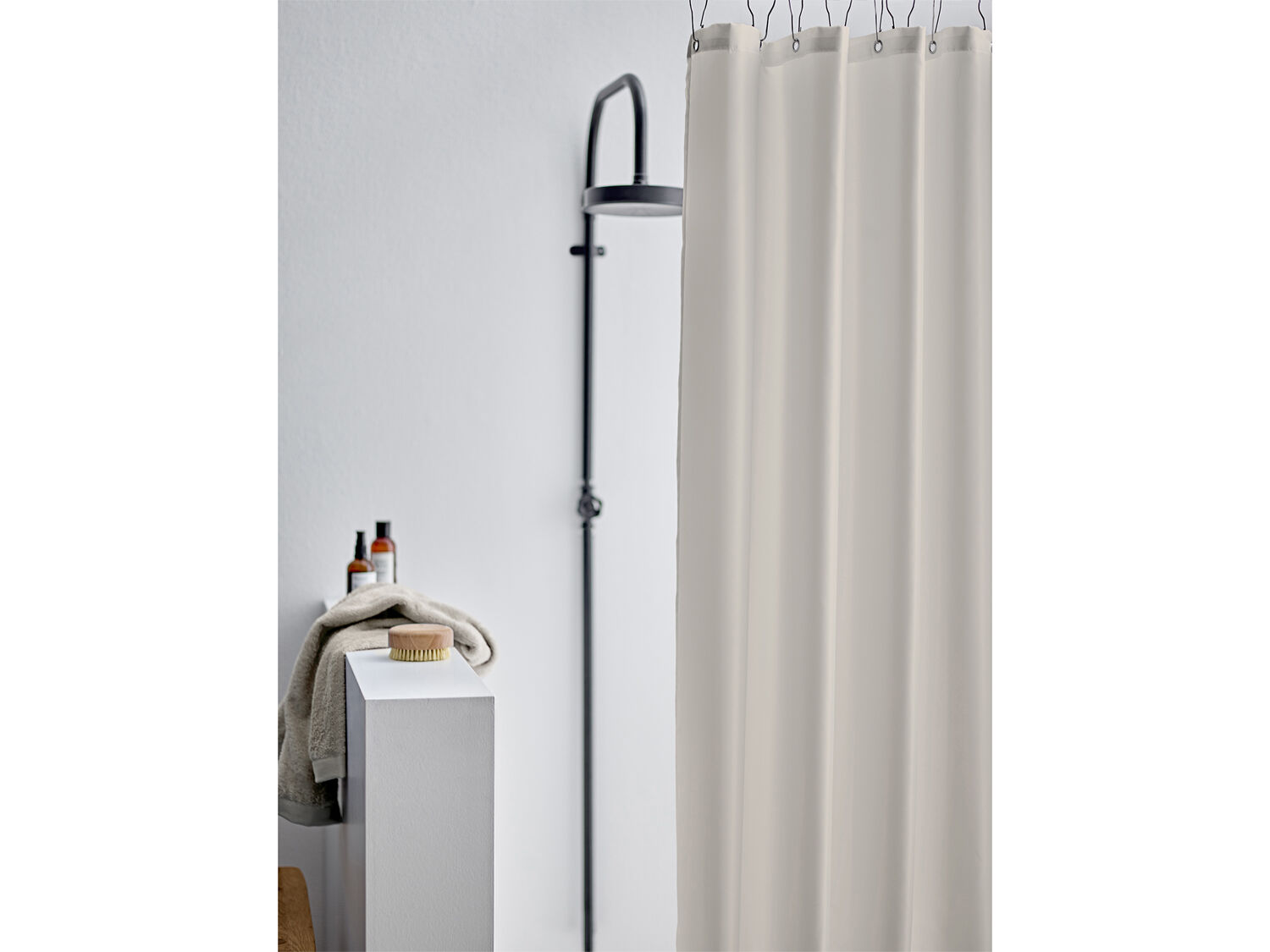 Badeforh&aelig;ng 180 x 200 Comfort Beige