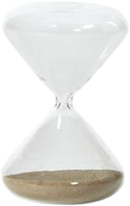 Timeglas D6x10cm glas/sand