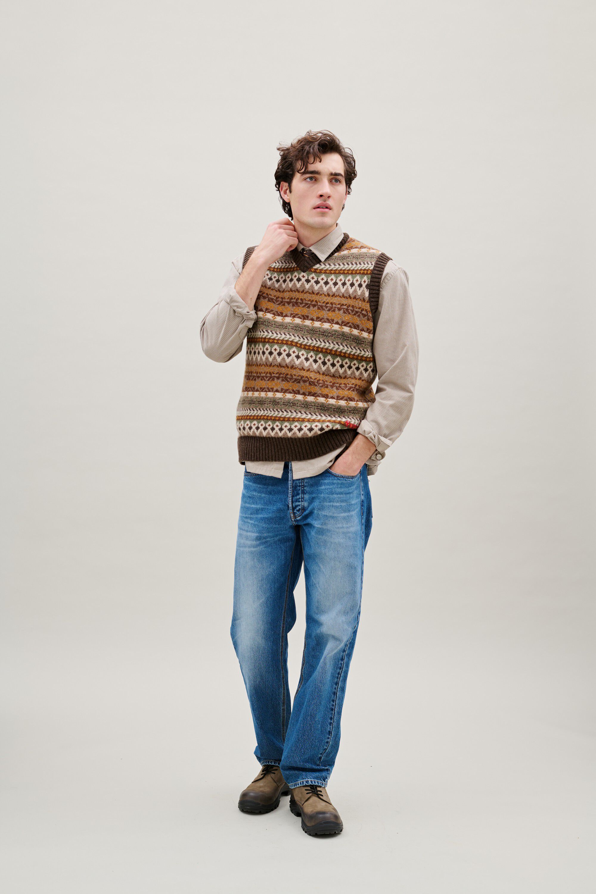 FAIRISLE LAMBSWOOL VEST