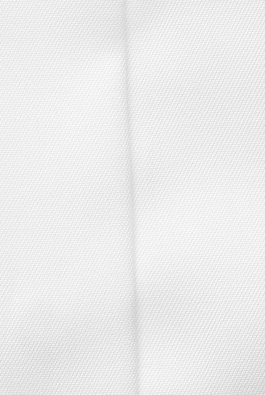 White Twill Tuxedo Shirt - Slim Fit
