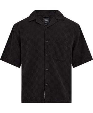 Van Doren Tencel Check Camp SS Shir